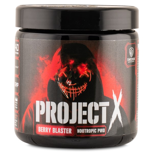 Swedish Supplements Project X, 330g, Berry Blaster