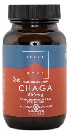 Pienoiskuva Terranova Chaga 500 mg, 50 kaps.