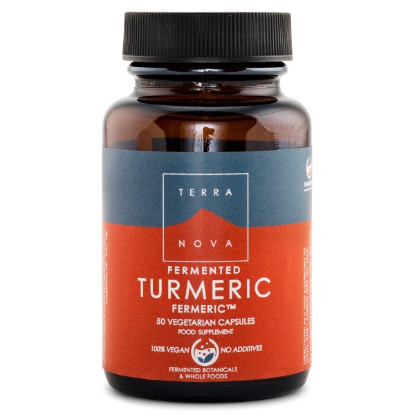 Terranova Fermented Turmeric Fermeric, 50 kaps.