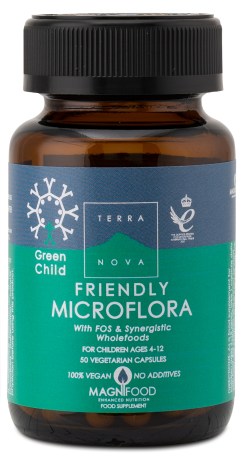 Pienoiskuva Terranova Friendly Microflora Child, 50 kaps.