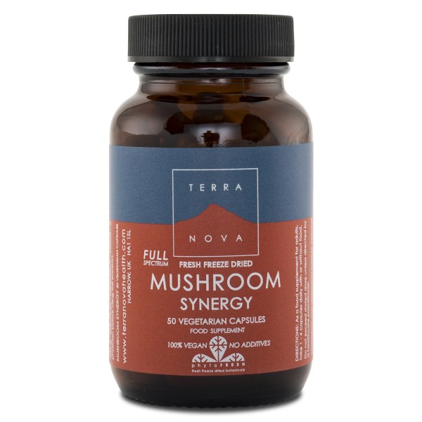 Terranova Mushroom Synergy, 50 kaps.