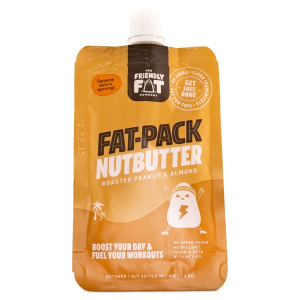 The Friendly Fat Company Fat-Pack Nutbutter, Pähkinä & Manteli