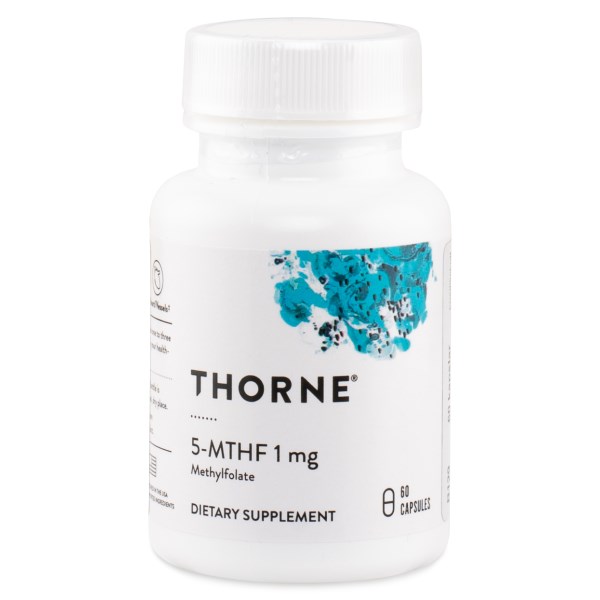 Thorne 5-MTHF 1 mg, 60 kapselia