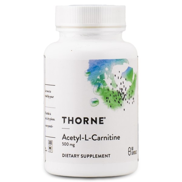 Thorne Acetyl-L-Carnitine, 60 kapselia