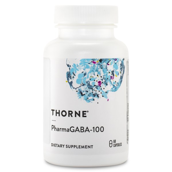 Thorne Pharma GABA-100, 60 kapselia
