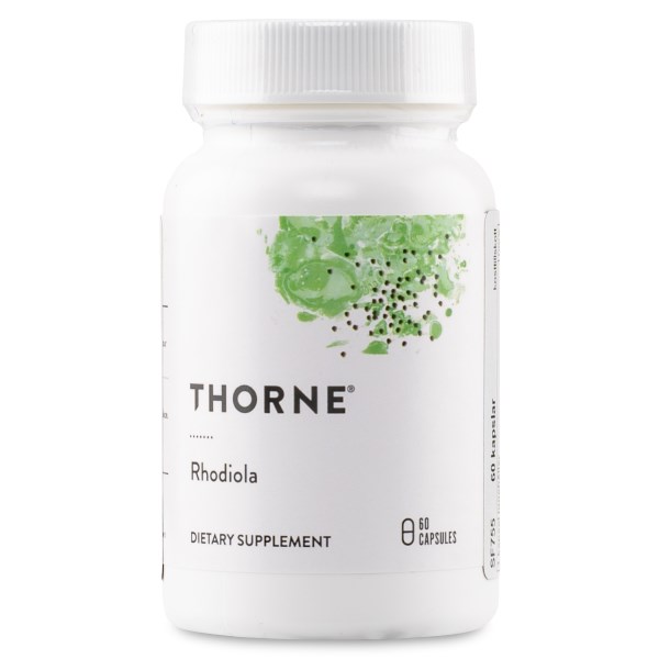 Thorne Rhodiola Rosea, 60 kapselia