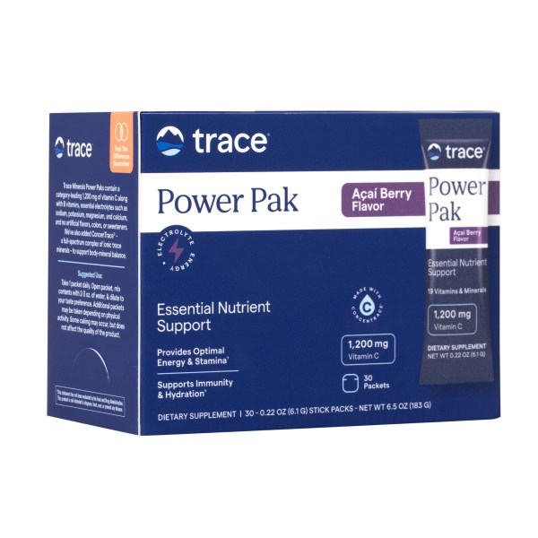Trace Minerals Electrolyte Stamina Power Pak, Acai-marja, 30-pack