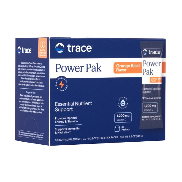 Trace Minerals Electrolyte Stamina Power Pak, Appelsiini, 30-pack