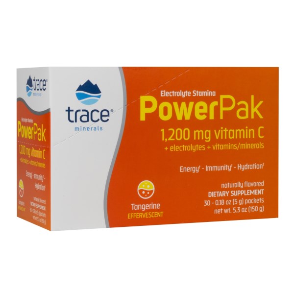 Trace Minerals Electrolyte Stamina Power Pak, Mandariini, 30-pack