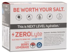 Trace Minerals ZEROlyte Electrolyte Drink Mix Salty
