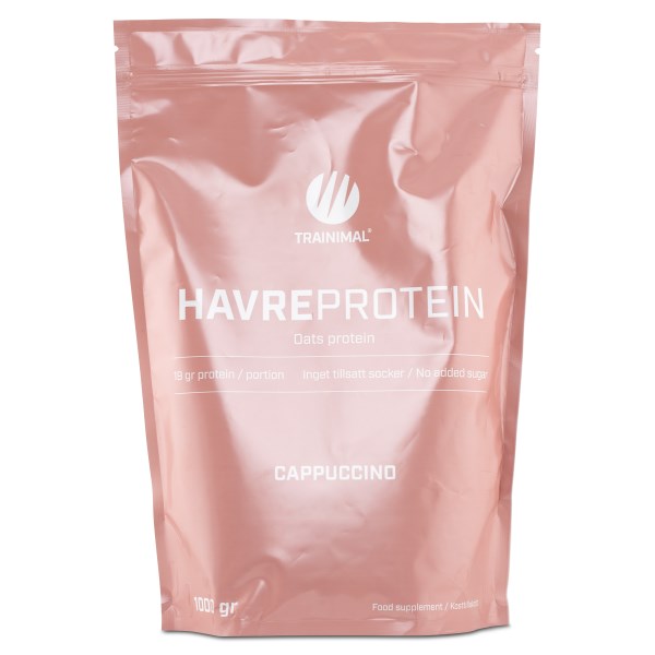 Trainimal Kauraproteiini, Cappuccino, 1 kg