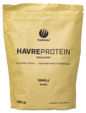 Pienoiskuva Trainimal Kauraproteiini, Vanilja, 1 kg