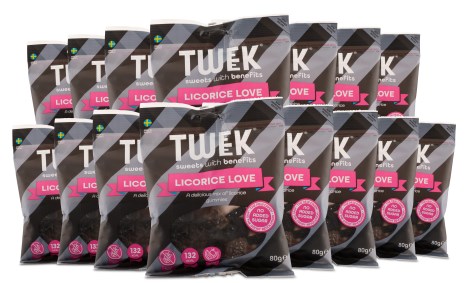 Pienoiskuva Tweek Sokerittomat Viinikumit, 15-pack, Licorice Love