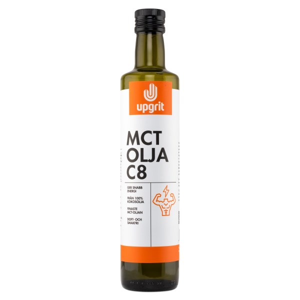 Upgrit C8 MCT-öljy, 500 ml