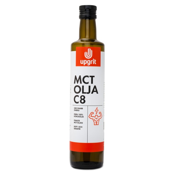 Upgrit C8 MCT-öljy, 500 ml