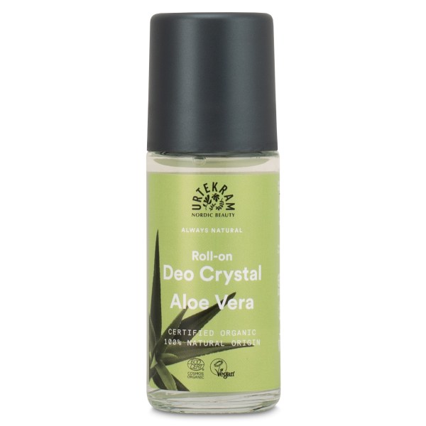 Urtekram Aloe Vera Deo Crystal Roll-On, 50 ml