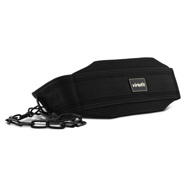 Virtufit Dip Belt Nylon, Musta