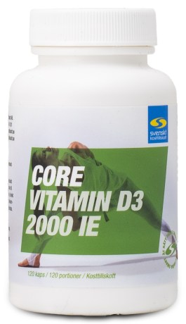 Pienoiskuva Core Vitamin D3 2000 IE+, 120 kapselia
