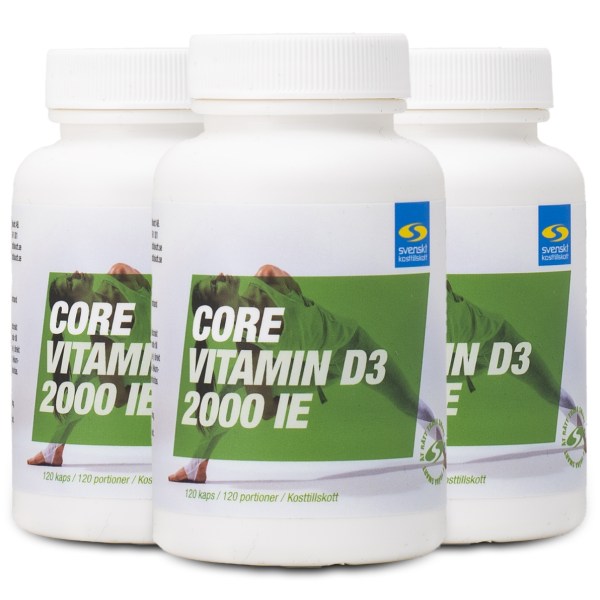 Vitamin D3 2000 IE+, 360 kapselia