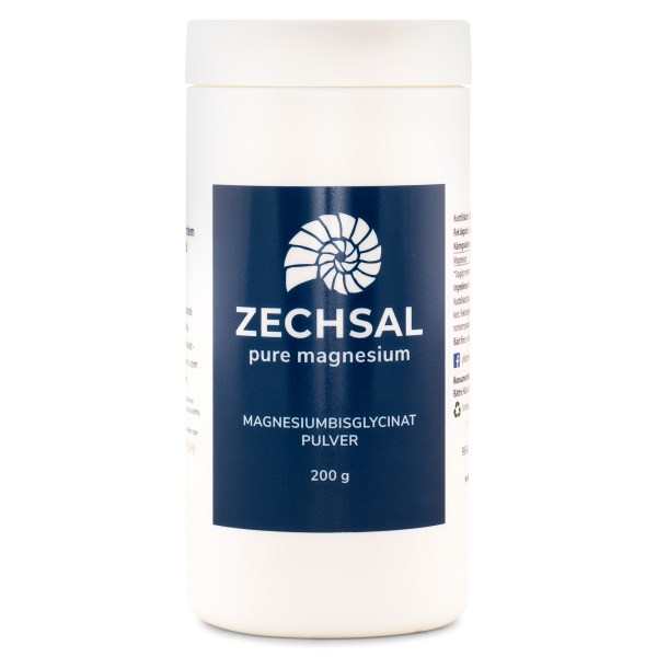 Zechsal Magnesium Bisglysinaatti, Tehokas, 200 g